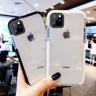 13全包XR套纯色简约xs 苹果14手机壳iPhone12promax防摔透明11新款