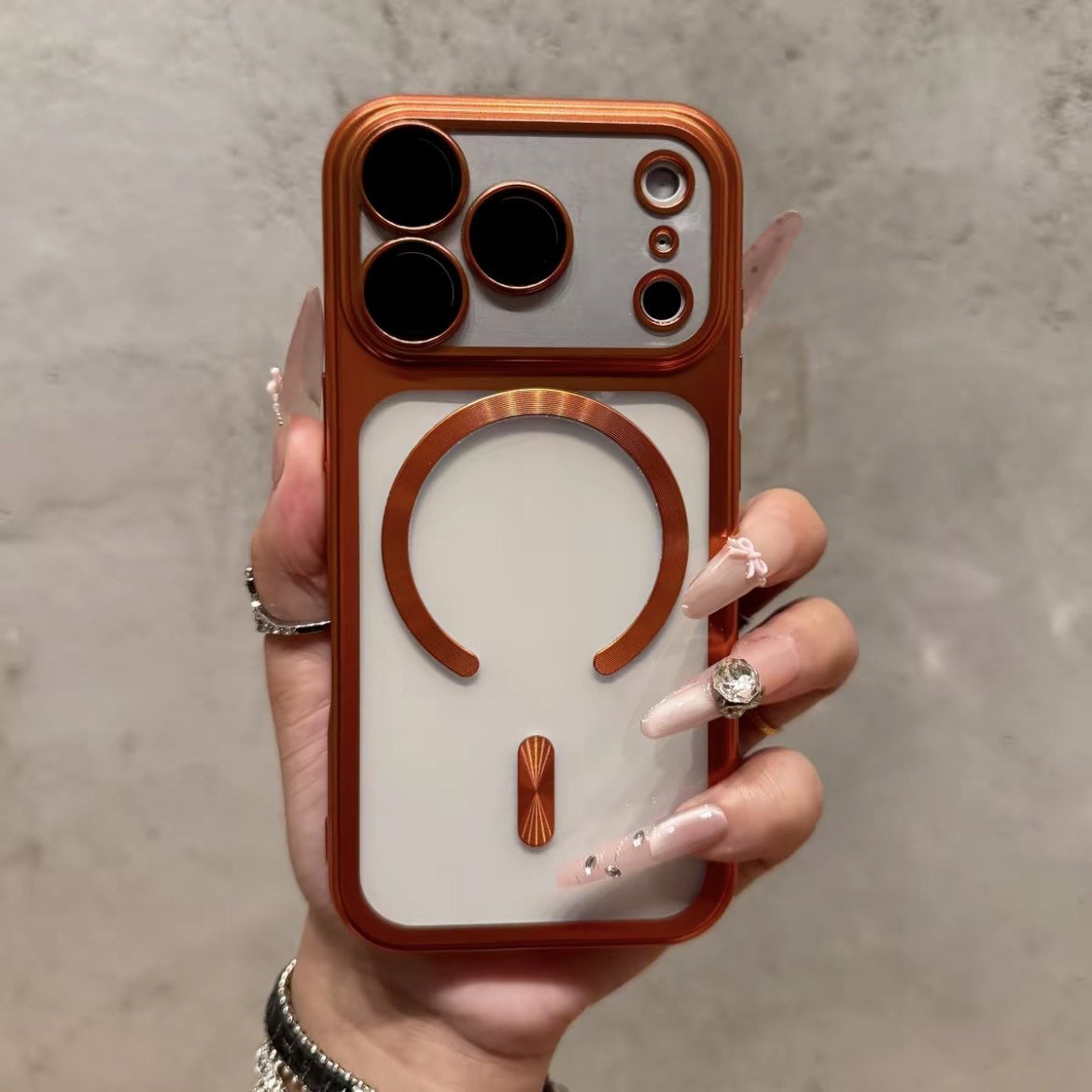 【哑光电镀磁吸软壳】适用iPhone17pro手机壳自带镜头膜新款苹果17promax高级感17air防摔透明无线充电保护套