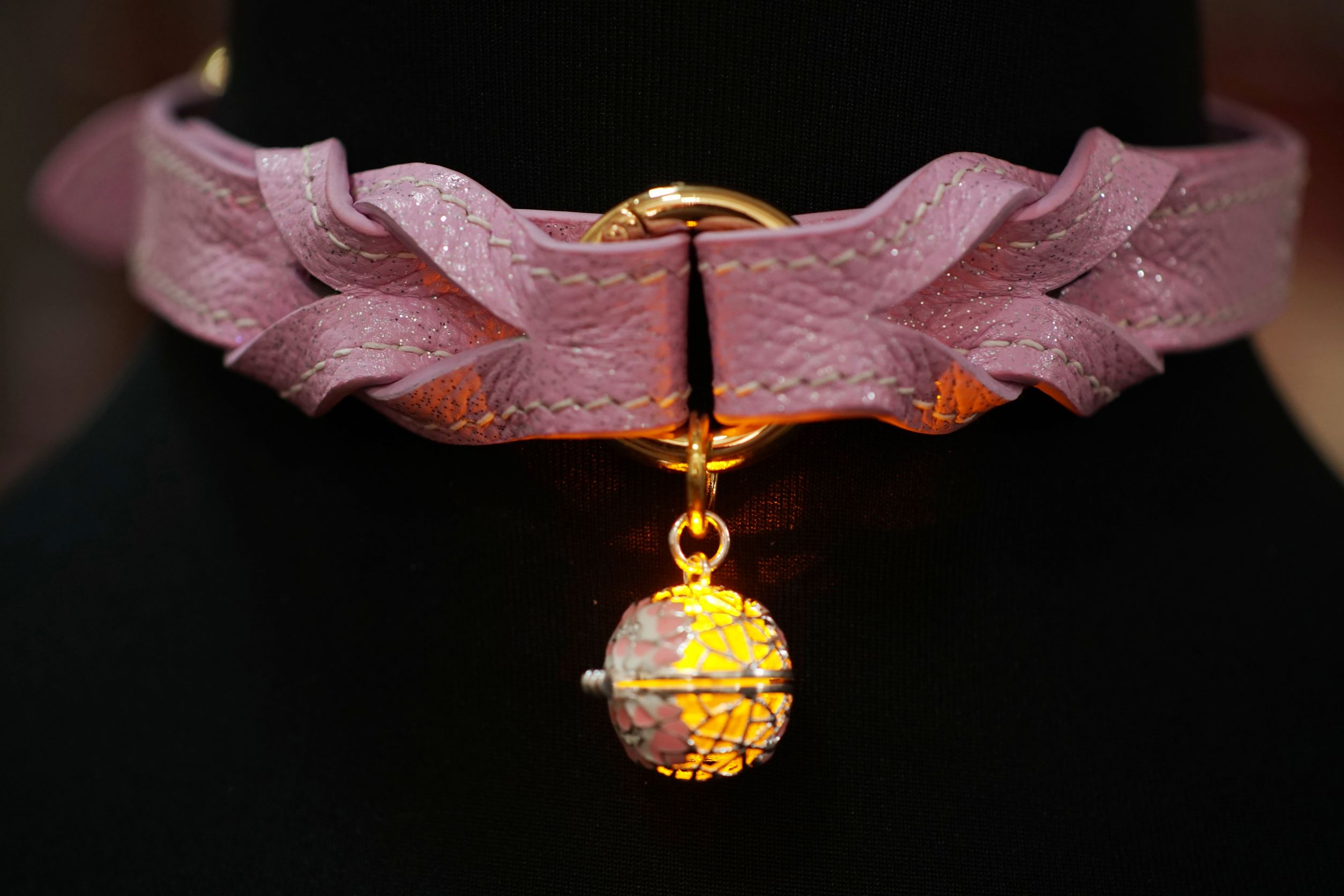 宠物项圈铃铛SM手工定制独家礼物