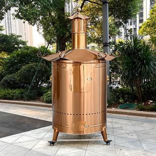 烧金桶户外焚烧炉佛堂烧纸桶小区物业寺庙加厚金属大型焚化炉家用
