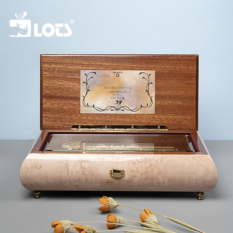 LOTS | SANKYO日本进口50音72音实木烤漆复古典音乐盒首饰礼品