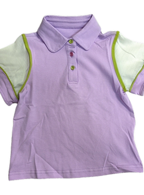 安米莉夏季女童polo衫短袖T恤