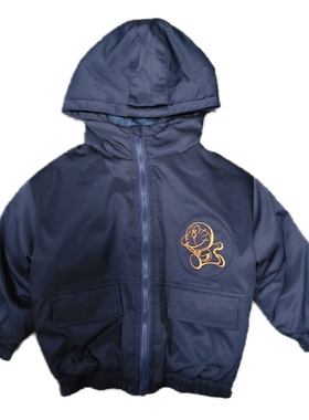 清仓多拉a梦秋冬男童小童夹棉外套