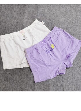 恩希宝宝夏季女童莫代尔棉平角内裤2条装