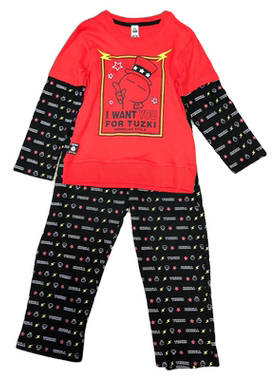 threegun秋季男童女童家居服套装