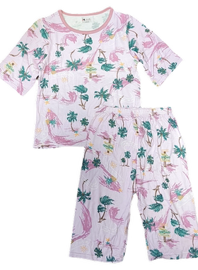 妈咪印象夏季男童女童家居服套装