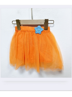 安米莉夏季女童网纱半身裙裤