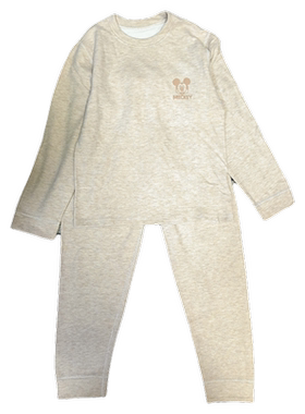 迪秋冬男童女童薄绒家居服