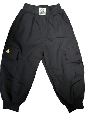 清仓小黄鸭秋冬男童小童加绒裤长裤