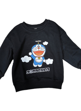 多拉a梦秋季男童女童卫衣