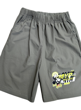 迪夏季男童中大童速干裤子中裤