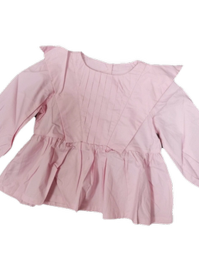 安米莉春秋款女童衬衣娃娃衫