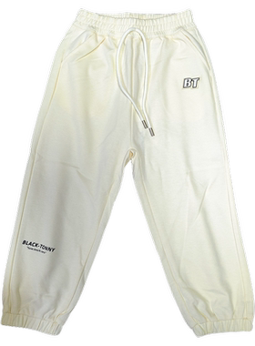 小黑托昵秋季男童女童中大童卫裤