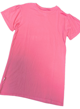 小黑托昵夏季女童莫代尔连衣裙睡裙