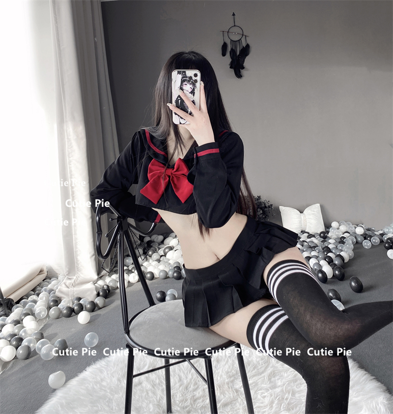 cutie：学妹等您回家 学院风水手服JK二次元学生长筒萝莉制服少女