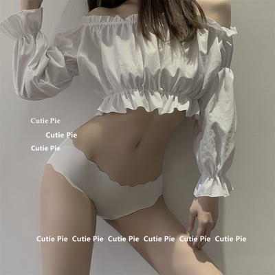 cutie：牛奶无痕 夏季薄款凉感性感纯欲无痕冰丝低腰内裤少女