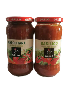 西班牙进口gallo嘉罗甜罗勒番茄味意大利面酱350g调味番茄酱
