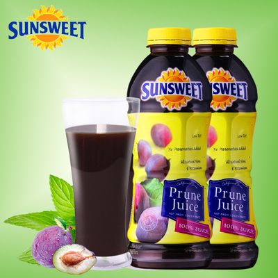 美国原装进口 日光牌西梅汁水果汁946ml*2  饮品饮料