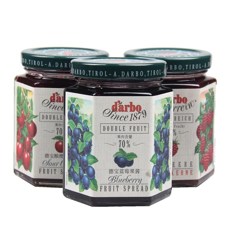 奥地利进口 德宝果darbo蓝莓果酱200g烘焙早餐面包涂抹酱水果酱