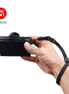 万冈快拆式手绳挂绳适用于佳能g7x3富士x100v索尼zv1相机腕带配件