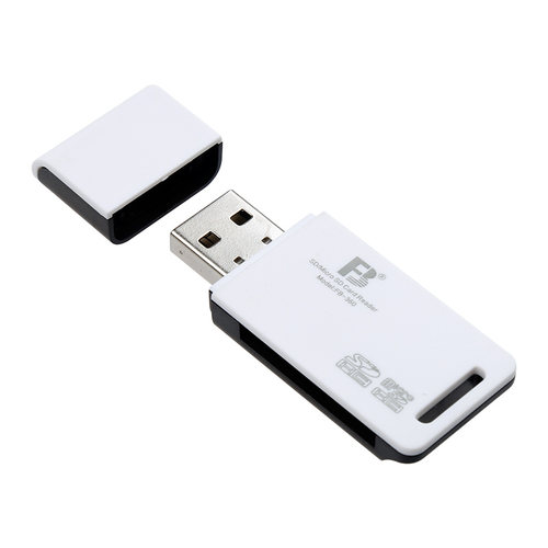 沣标FB-360 SD TF MICRO SD内存卡二合一读卡器相机存储卡读卡器