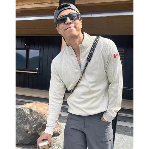 lulu加拿大限定半拉链卫衣训练服