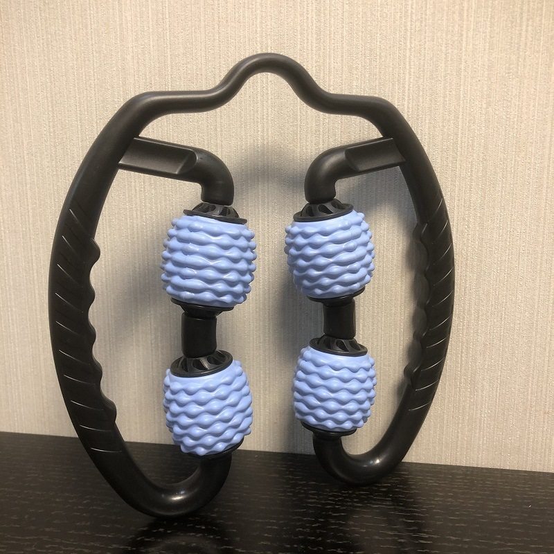 厂家销售环形夹腿器滚轮泡沫轴训练器材消除肌肉放松小腿按滚轴