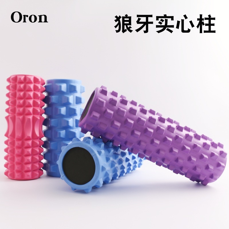 泡沫轴肌肉放松滚轴实心瘦腿狼牙棒按棒专业辅助健身器材瑜伽柱