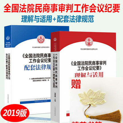 2019新 全国法院民商事审判工作会议纪要理解与适用+配套法律规范九民会议纪要 民商事案件裁判理念裁判规范办案实务法律书籍
