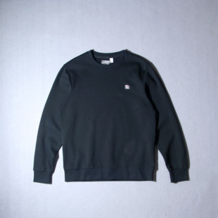 圆领套头毛圈布卫衣小胸标运动休闲不变形不起球 春季 纯元 男士