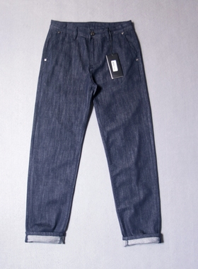 秋冬男水洗纯棉微宽松直筒牛仔裤弹力斜插式口袋长裤柔顺亲肤9103
