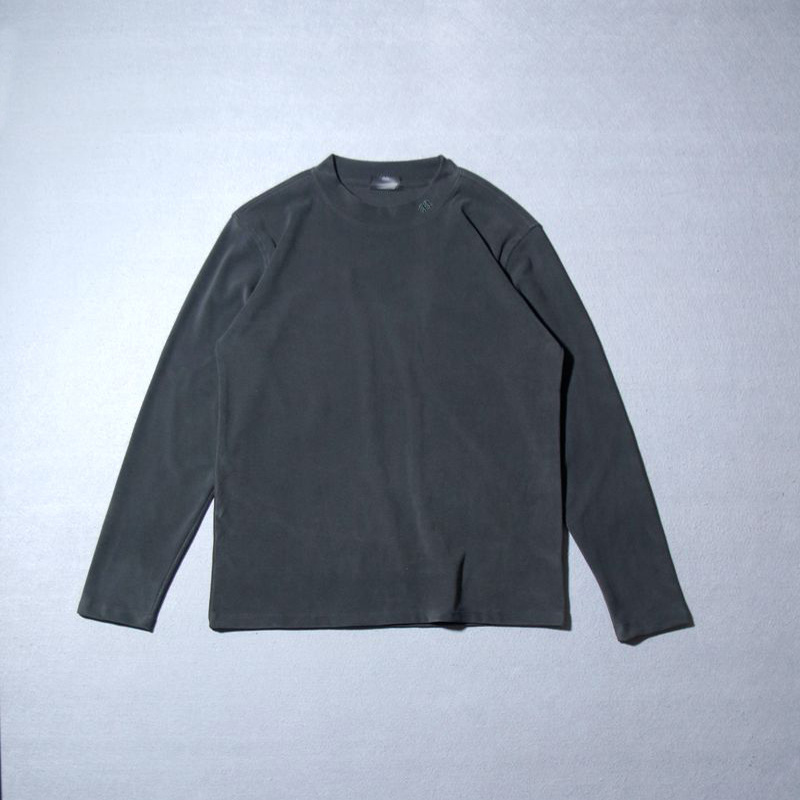 保暖男抓绒衣德绒长袖T恤弹力