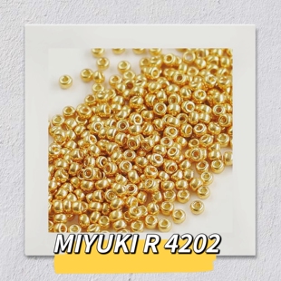 金属系御幸4202金色米珠饰品MIYUKI2mm大圆珠手工diy串珠散珠进口