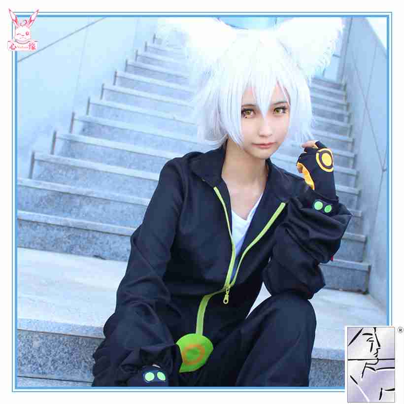 心缘cosplay 凹凸世界鬼狐cos服鬼狐天冲cosplay服装耳朵尾巴假发