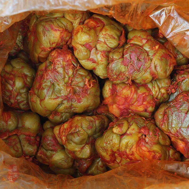 榨菜五香榨菜头整颗圆形咸菜头特产下饭菜