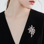 高档精致烟花胸针女百搭西装 固定胸花别针扣 大衣搭配饰品毛衣开衫