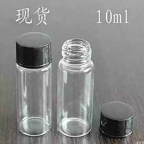 新品10ml透明玻璃螺口试剂瓶冻干