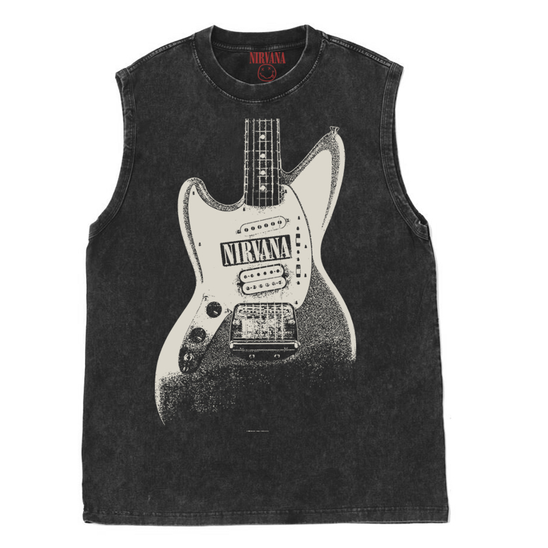 Nirvana无袖欧美男士做旧头像