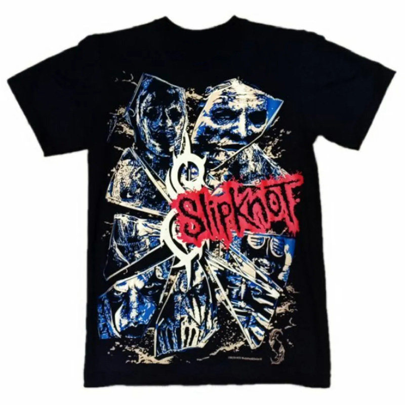 thumbnail for Slipknot Metal Punk Rock American Retro Oversize High Street Vintage T-Shirt