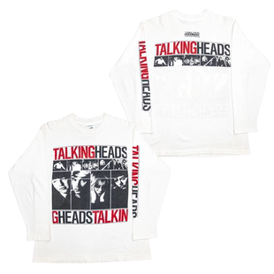 Talking Heads乐队美式潮牌复古oversize摇滚朋克纯棉长袖T恤秋