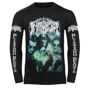 Blizzard Beasts暴雪野兽摇滚专辑Immortal不朽的乐队朋克长袖T恤
