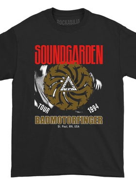 Soundgarden短袖朋克美式复古T恤