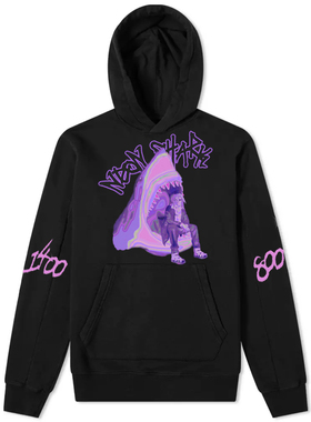 2022新款Trippie Redd 1400 Hiphop说唱街头嘻哈宽松加厚连帽卫衣