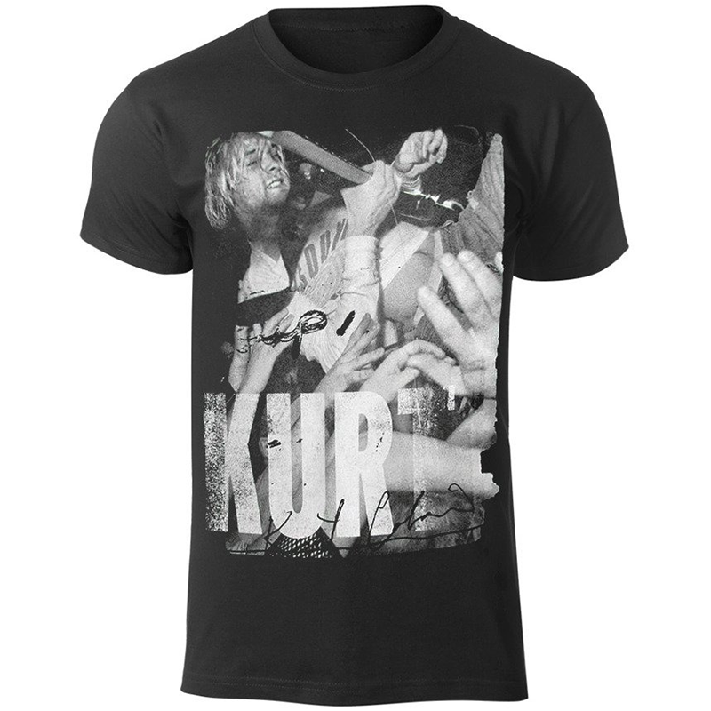 kurtcobain涅槃乐队短袖纯棉T恤