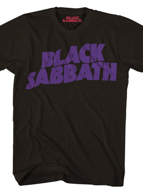 黑色安息日Master Of Reality Logo Black Sabbath短袖T恤TEE