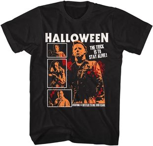 1978年好莱坞月光光心慌慌Halloween Michael Myers麦尔斯短袖T恤