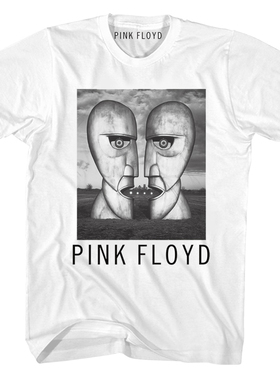 Division Bell平克弗洛伊德乐队摇滚休闲美式复古重磅纯棉短袖T恤
