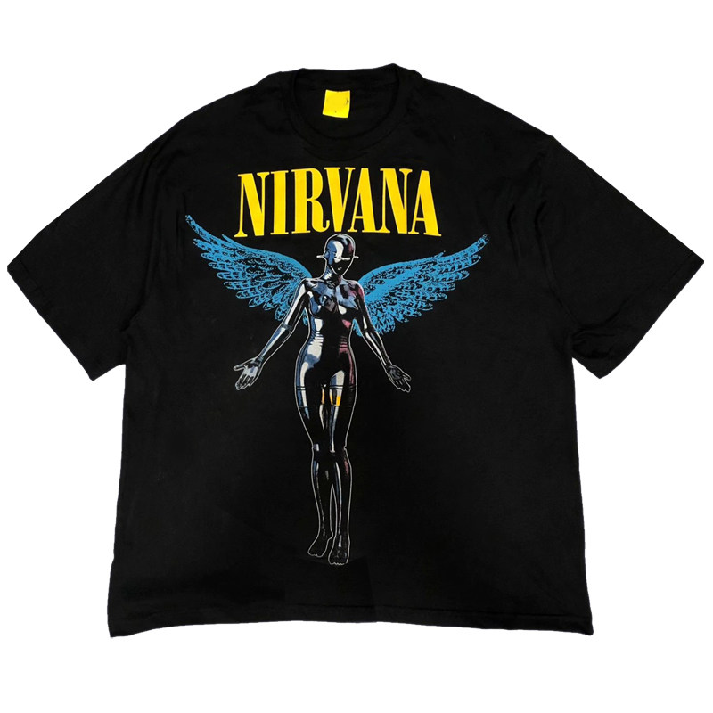 Nirvana涅槃乐队滚风朋克天使T恤