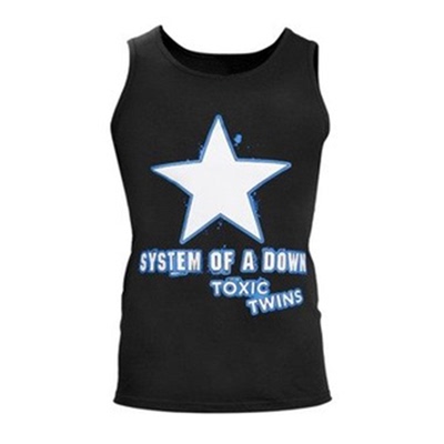 SYSTEMOFADOWN复古无袖T恤男