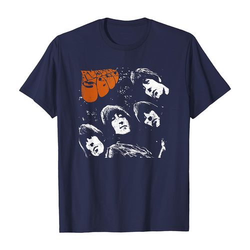 披头士thebeatles摇滚纯棉男t恤